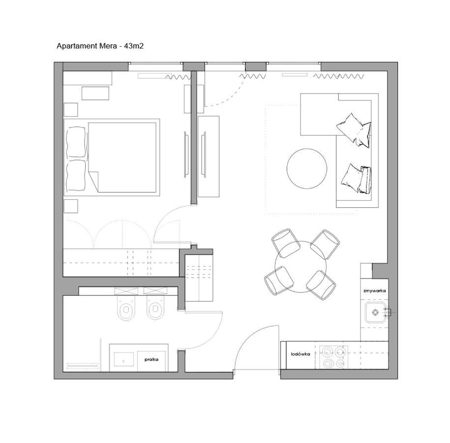 Sanhaus Apartments - Apartament Mera Z Parkingiem I Klimatyzacja Sopot Ngoại thất bức ảnh